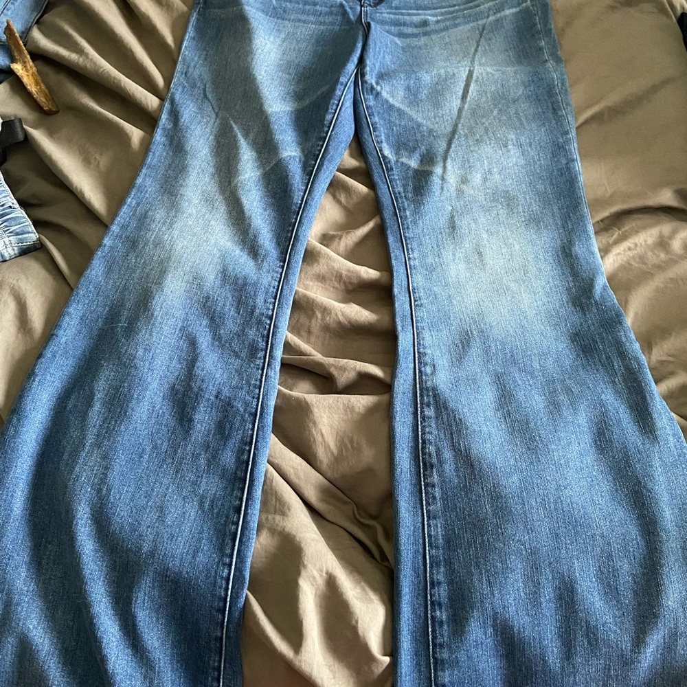 Gap Hi rise flare jeans